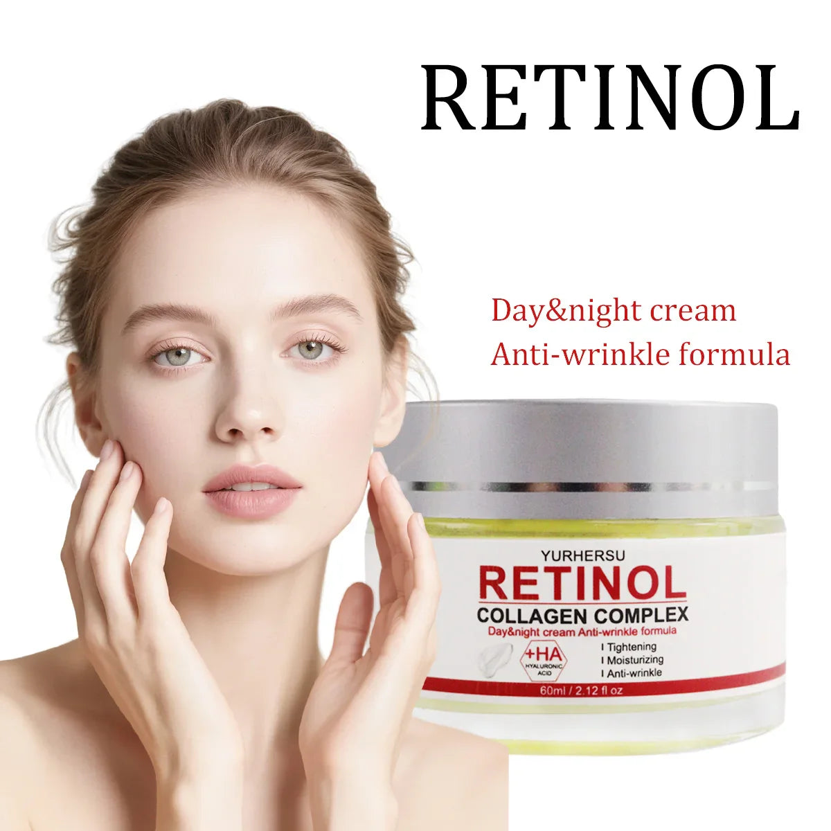 YURHERSU Retinol Face Cream – Firming, Anti-Aging & Hydration