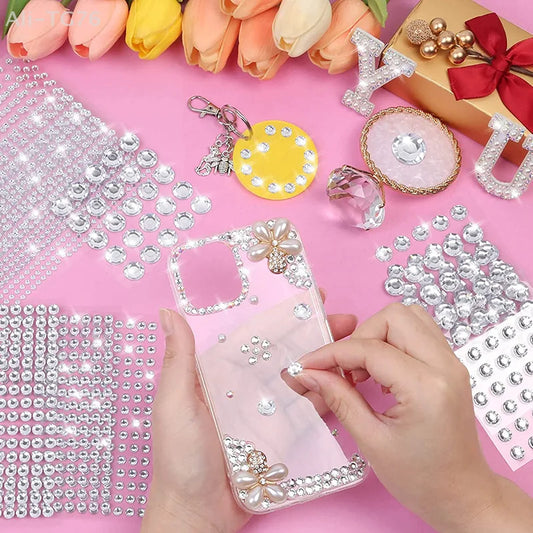 Self-Adhesive Crystal Rhinestone Stickers – Face, Hair & Body Gems Rhinestone Gem Stickers Peaceful Pleasures Health and Wellness