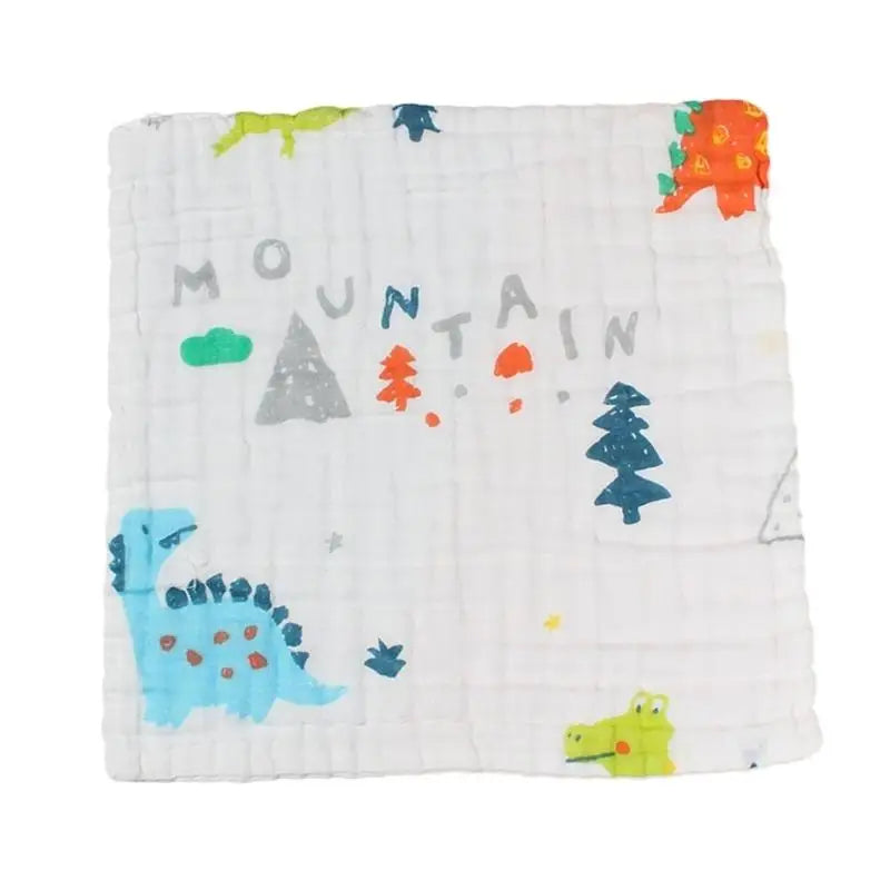 Soft 6-Layer Cotton Baby Bib & Face Towel | Quick Absorbent