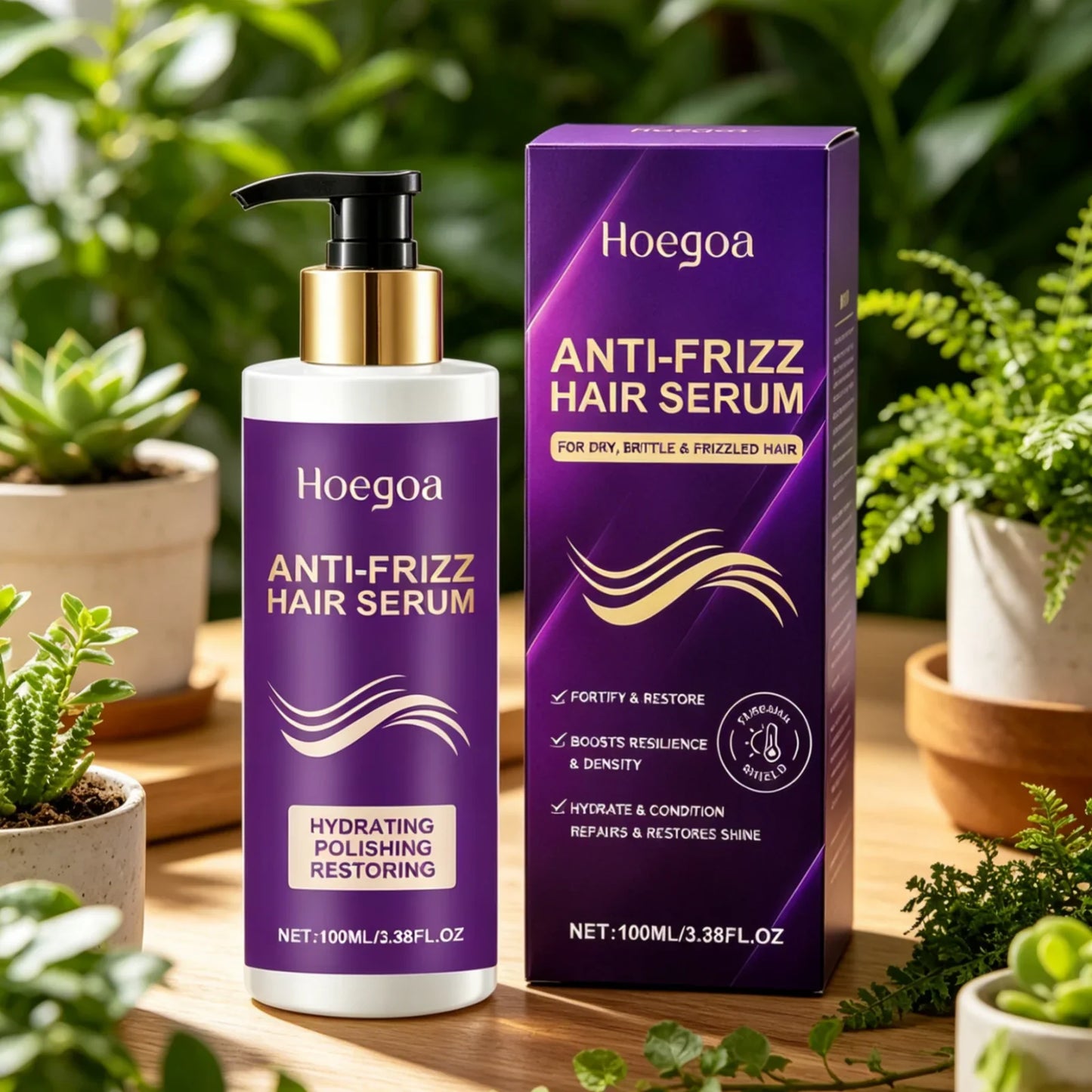Hoegoa Hydrating Hair Serum – Deep Nourish & Frizz Control