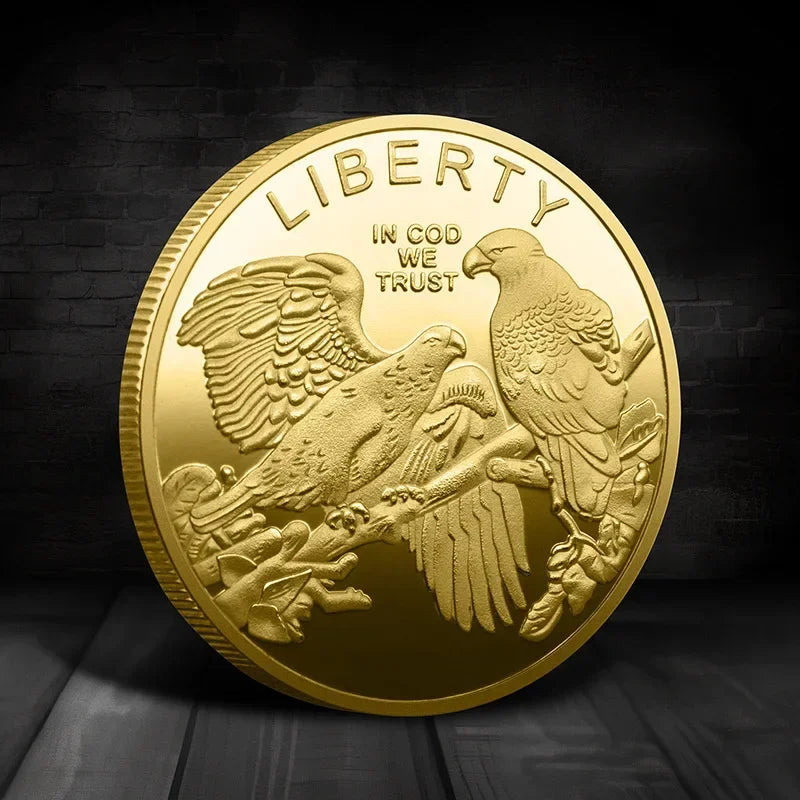 American Eagle Liberty Commemorative Gold Coin | Collector Medal