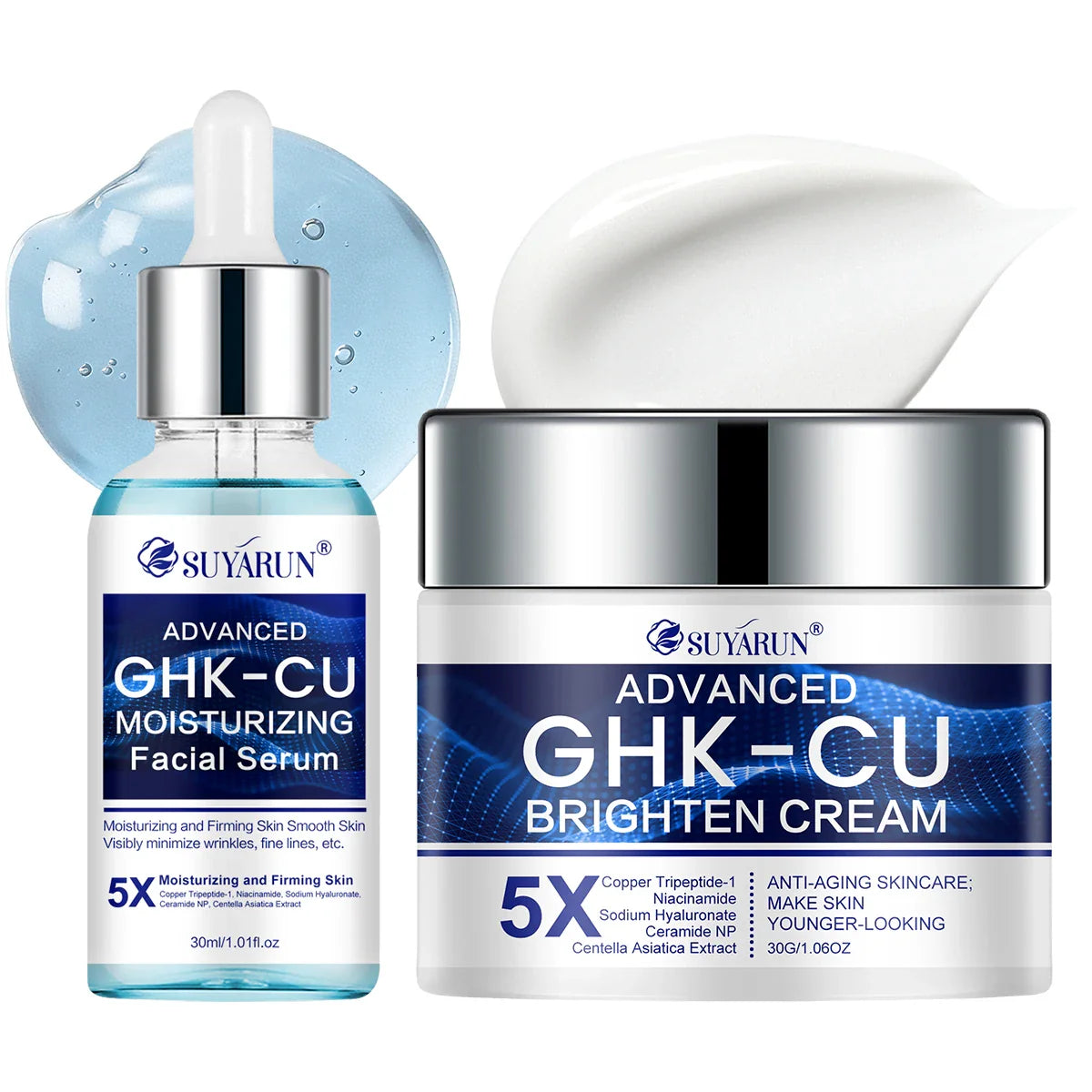 SUYARUN GHK-CU Anti-Aging Face Cream & Serum | All Skin Types