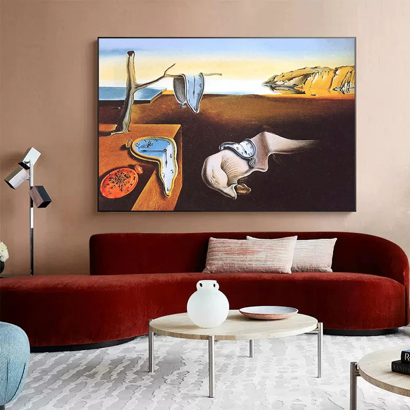 Salvador Dali Surrealism Masterpiece Posters Canvas Painting Abstract Aesthetic Wall Art For Corridor Office Room Home Decor Peaceful Pleasures Health and Wellness