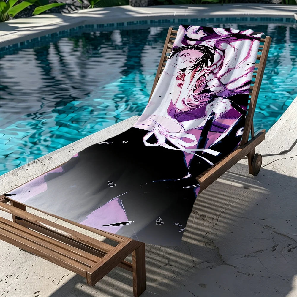 Yuta Okkotsu Anime Quick-Dry Beach Towel | Pool Travel Gym