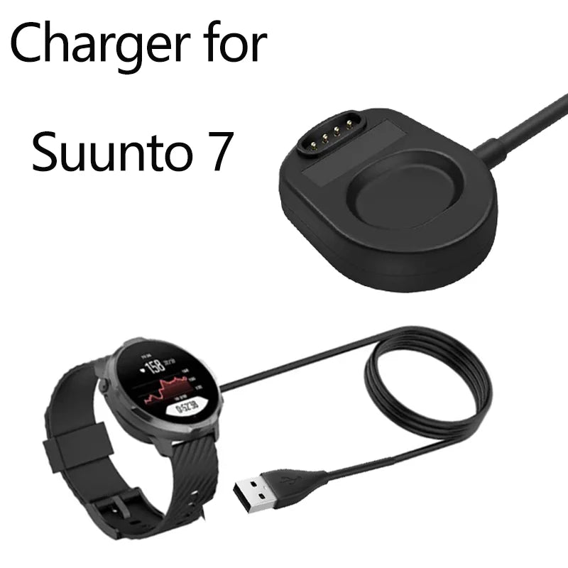 For Suunto 7 GPS Sports Watch USB Charger Smart Watch Charger Cable Fast Charger Replacement Charger Peaceful Pleasures Health and Wellness