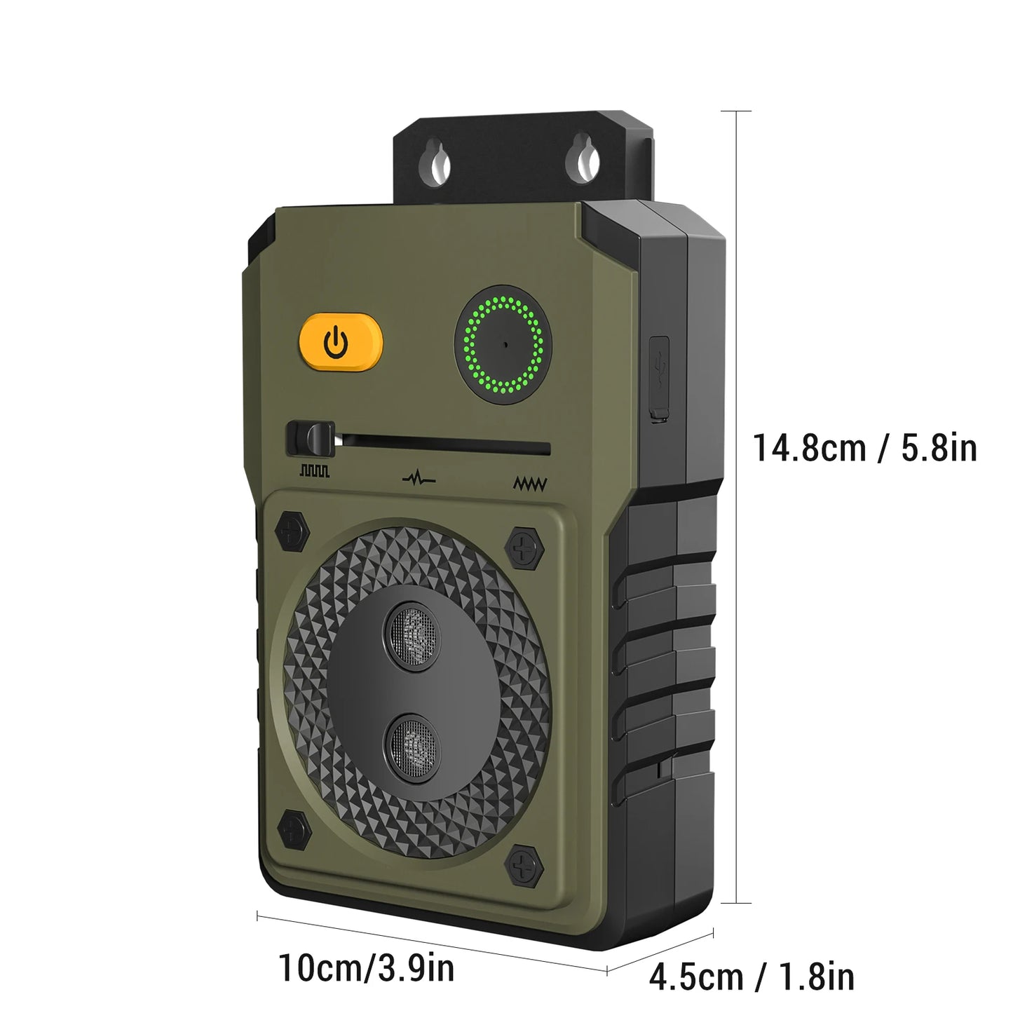 dog barking stopper Dog Barking Stopper Wall Mount Anti Bark Device 3 Modes 50ft Range Built in 2000mAh Battery Anti Bark Device Peaceful Pleasures Health and Wellness
