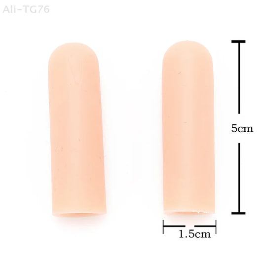Silicone Toe Tube Protectors 1 Pair – Blister & Callus Guard Silicone Toe Protector Peaceful Pleasures Health and Wellness