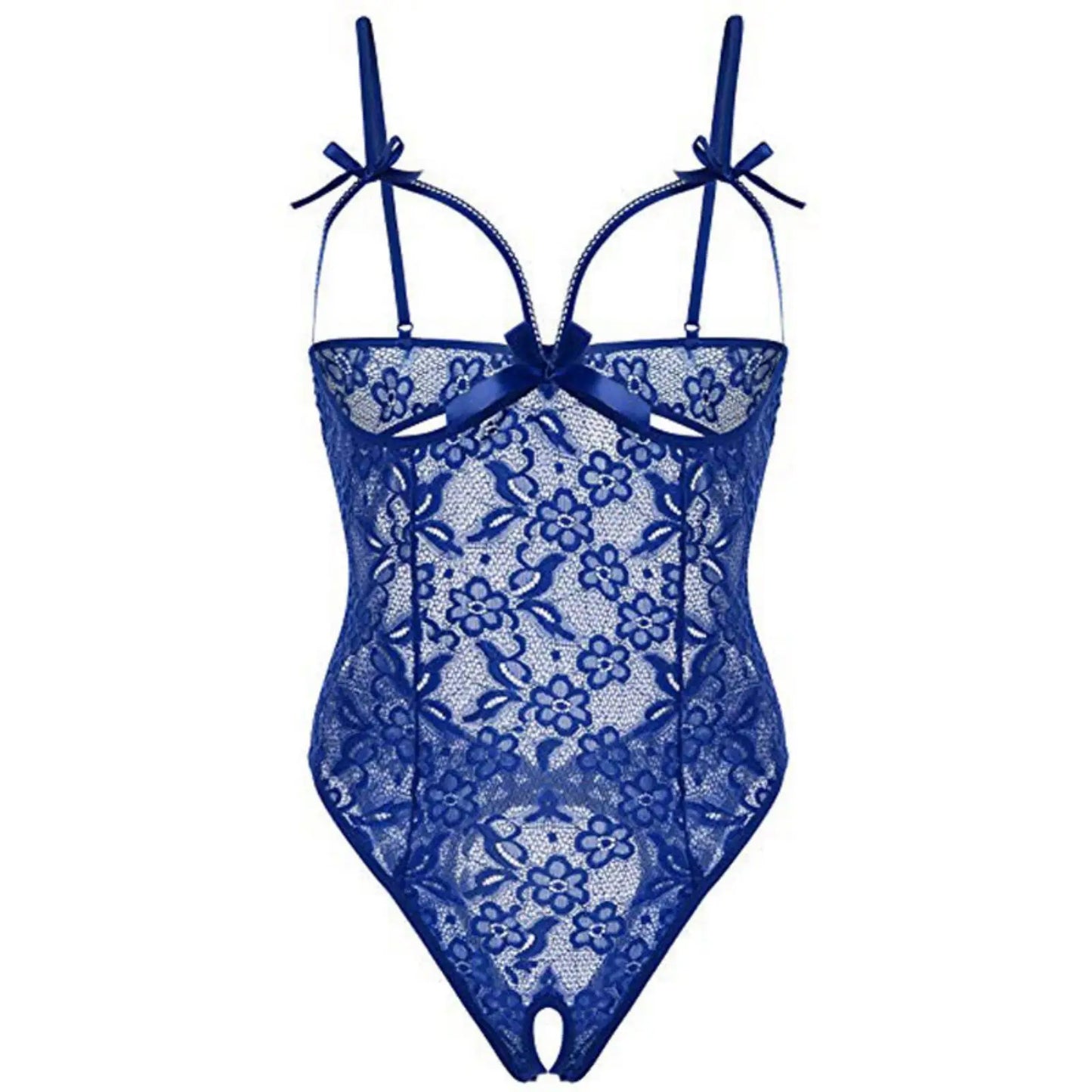 Women's Sheer Lace Babydoll Lingerie Set – S to XXL