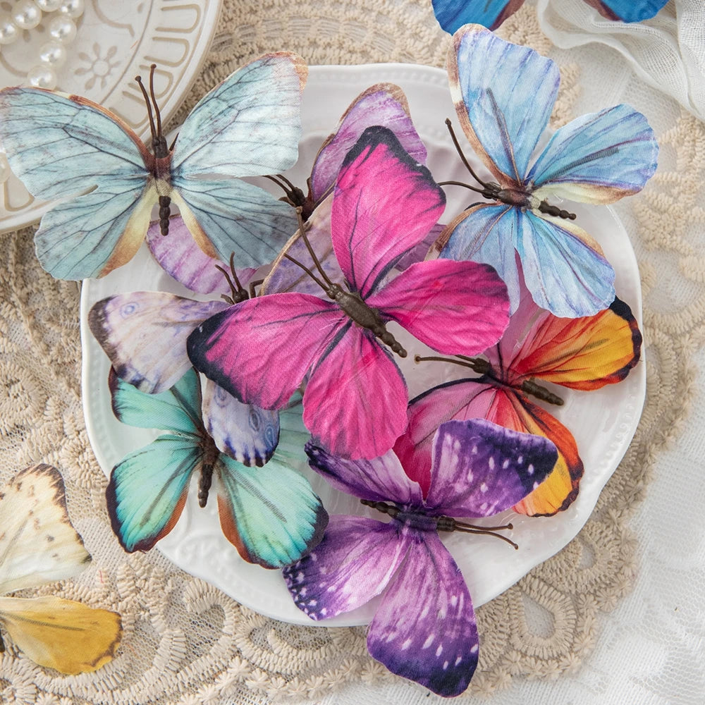 Artificial Fluorescent Butterfly Decorations 20/40 PCS – DIY