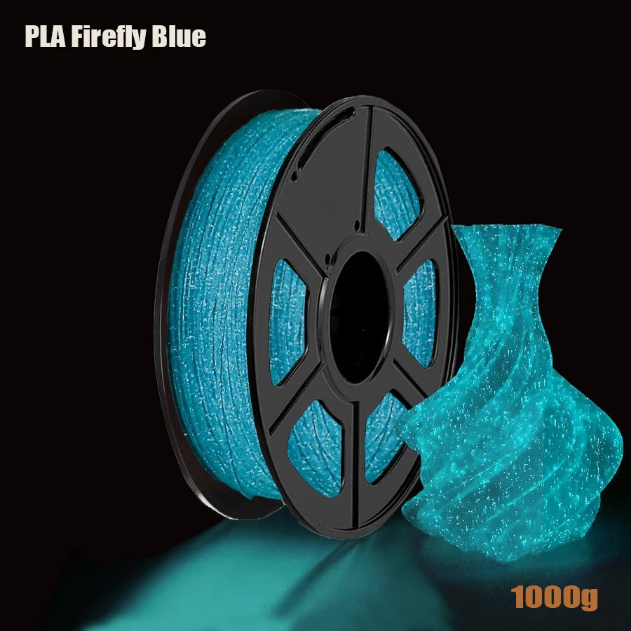 Glow in the Dark PLA Filament Blue/Green | FDM 3D Printer 250g–1kg
