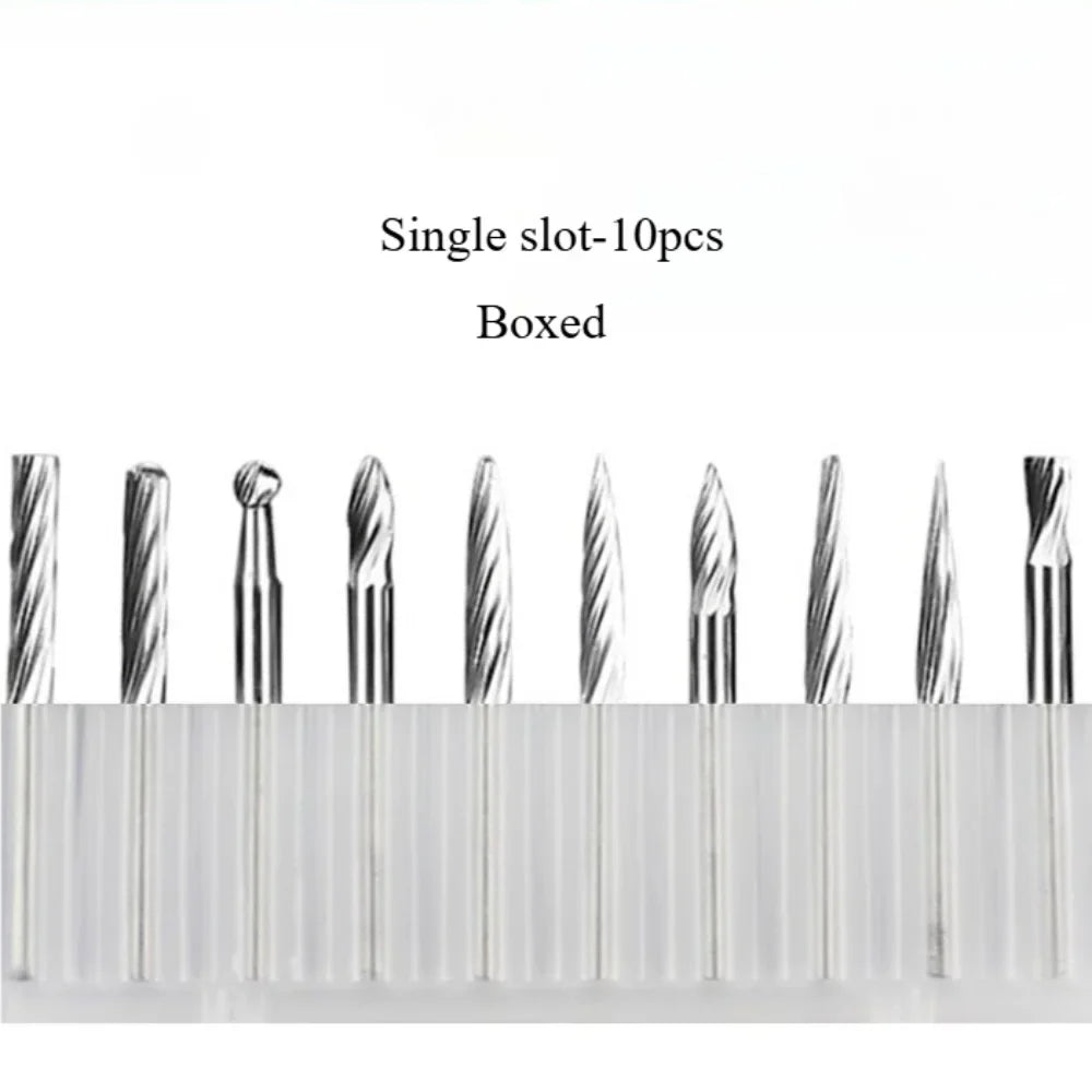 Tungsten Carbide Rotary Burr Set – 3mm Shank Grinding & Engraving