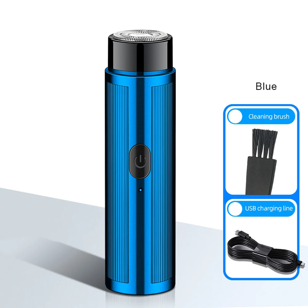 USB Rechargeable Mini Electric Shaver for Men | Travel Razor