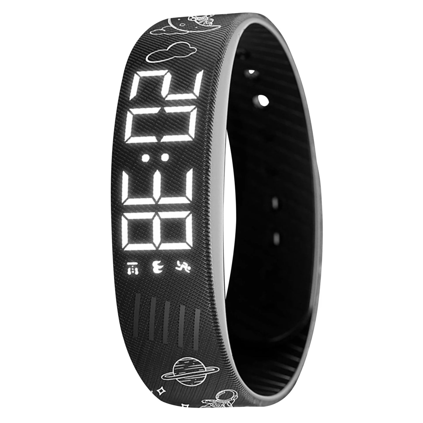 VODOOL Silent Vibration Alarm Wristband | Pedometer, Waterproof