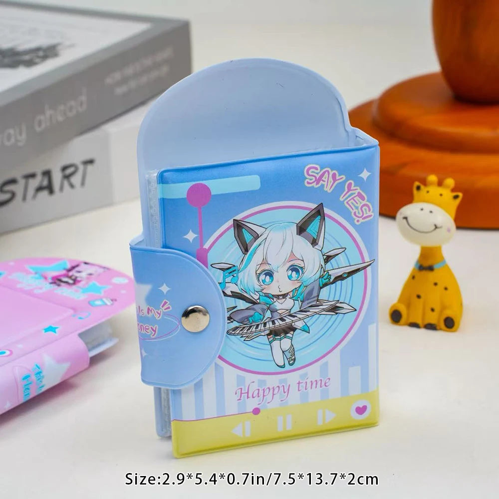 Anime 3-inch Photo Credit Card Album Starchase Edu Small Storage Mini