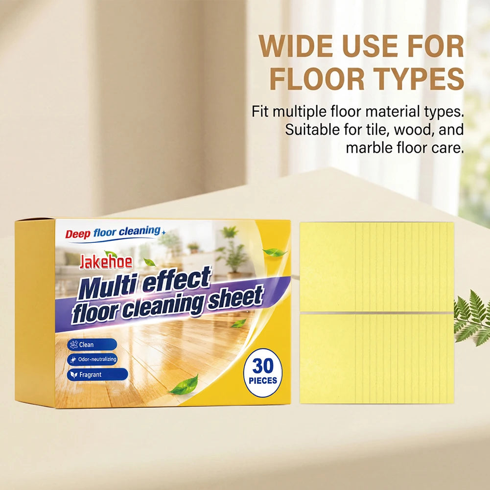 Floor Cleaning Sheet,Household Floor Cleaning Concentrate Sheets,Efficient Stain Removal Multifunctional Floor Cleaning Sheet Peaceful Pleasures Health and Wellness