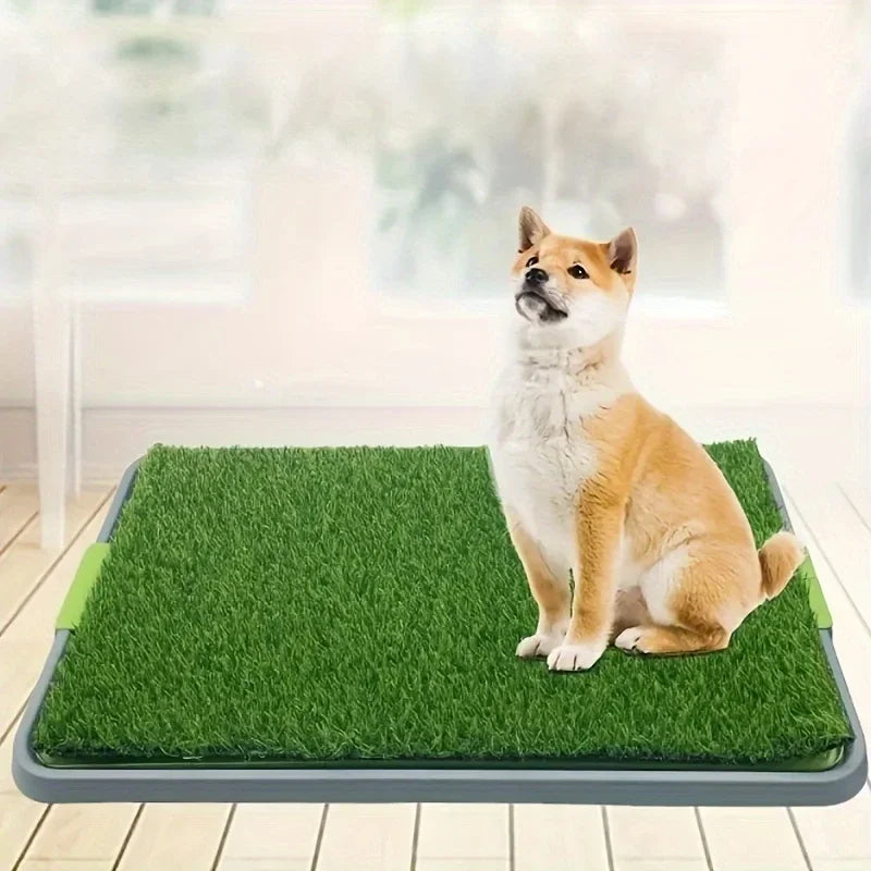Artificial Grass Dog Potty Training Mat – Reusable Turf Pad