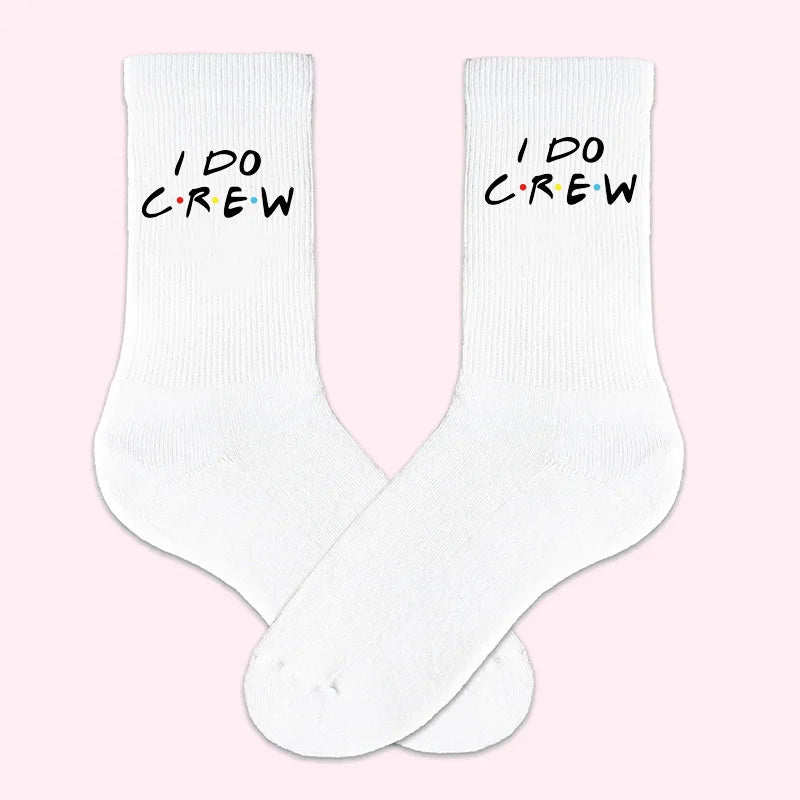 Bride to Be Socks – Friends Themed Bachelorette Bridal Gift Novelty Bridal Socks Peaceful Pleasures Health and Wellness i do crew socks