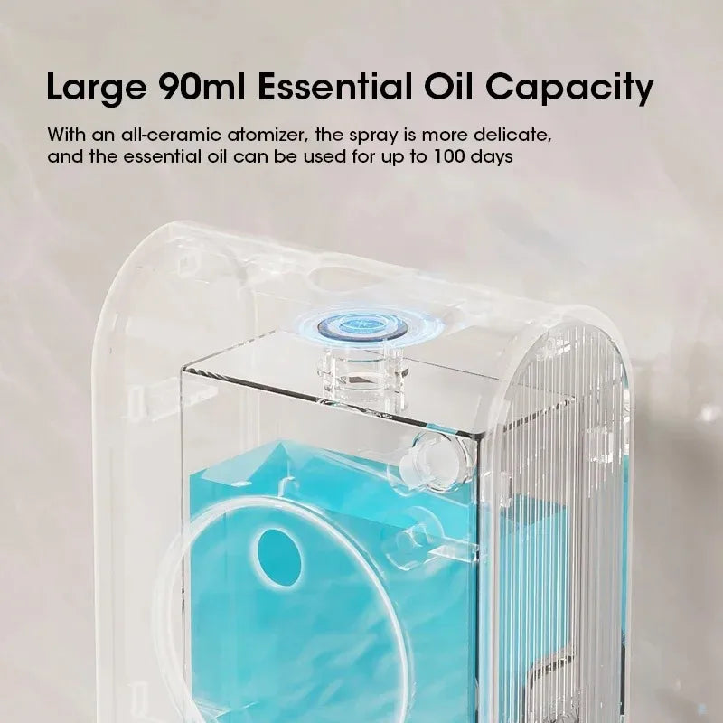 Wireless Hanging Aromatherapy Diffuser with Night Light Air Freshener Purifier Essential Oil Perfume Diffuser Living Room Peaceful Pleasures Health and Wellness