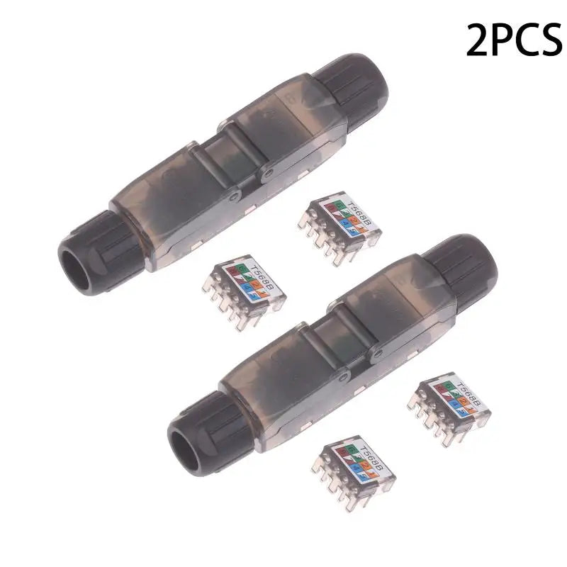 Tool-Less CAT5E Network Extension Connector Junction Box