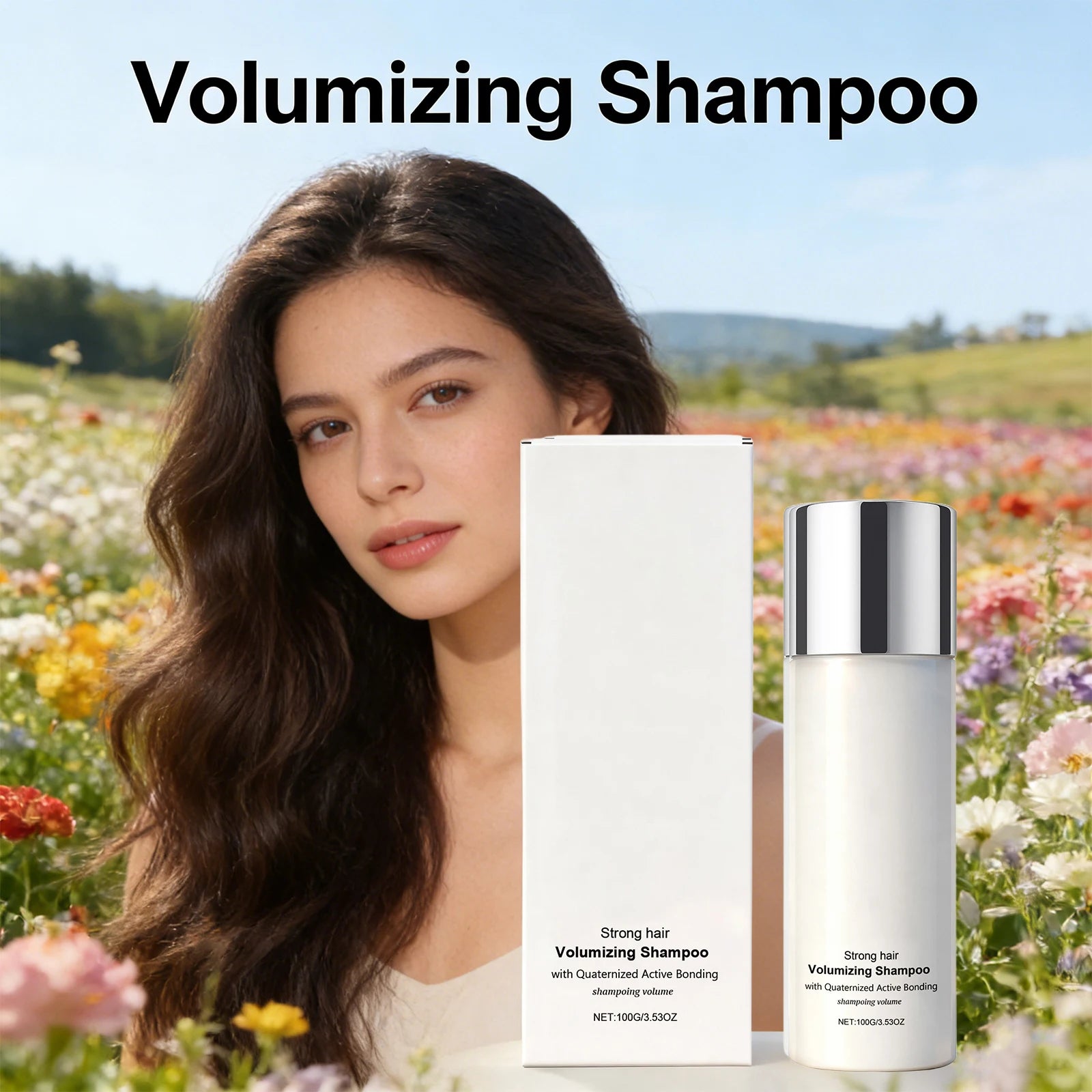 Volumizing Shampoo Thickening & Strengthening Hair Nourishing Scalp Reduce Dry Frizz Hair Lasting Freshing Repair Hair Care Peaceful Pleasures Health and Wellness