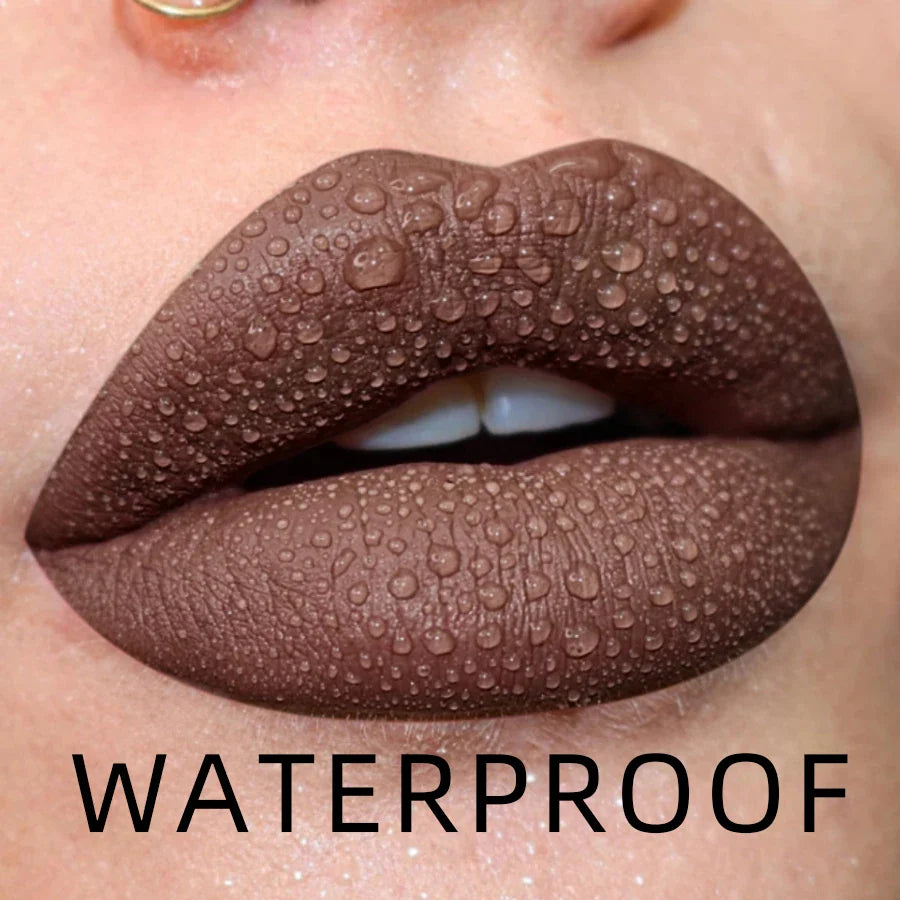 MCD 19-Color Matte Liquid Lipstick – Waterproof Long-Lasting