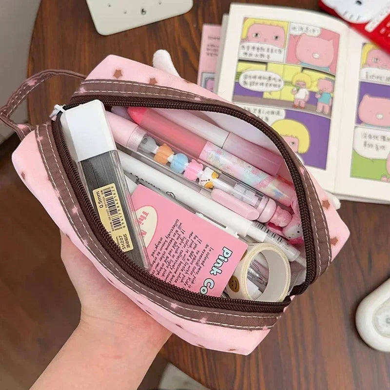 Angel Wings Pencil Case – Large Capacity Fabric Pen Bag