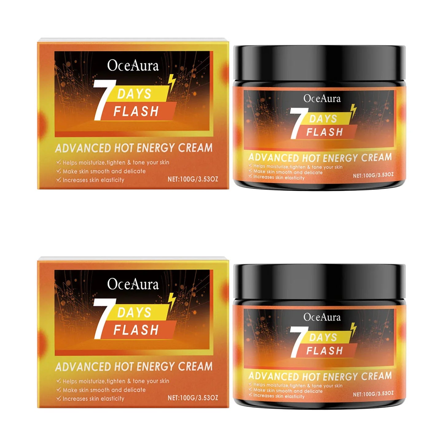 OceAura Ginger Body Sculpting & Skin Tightening Cream 100g