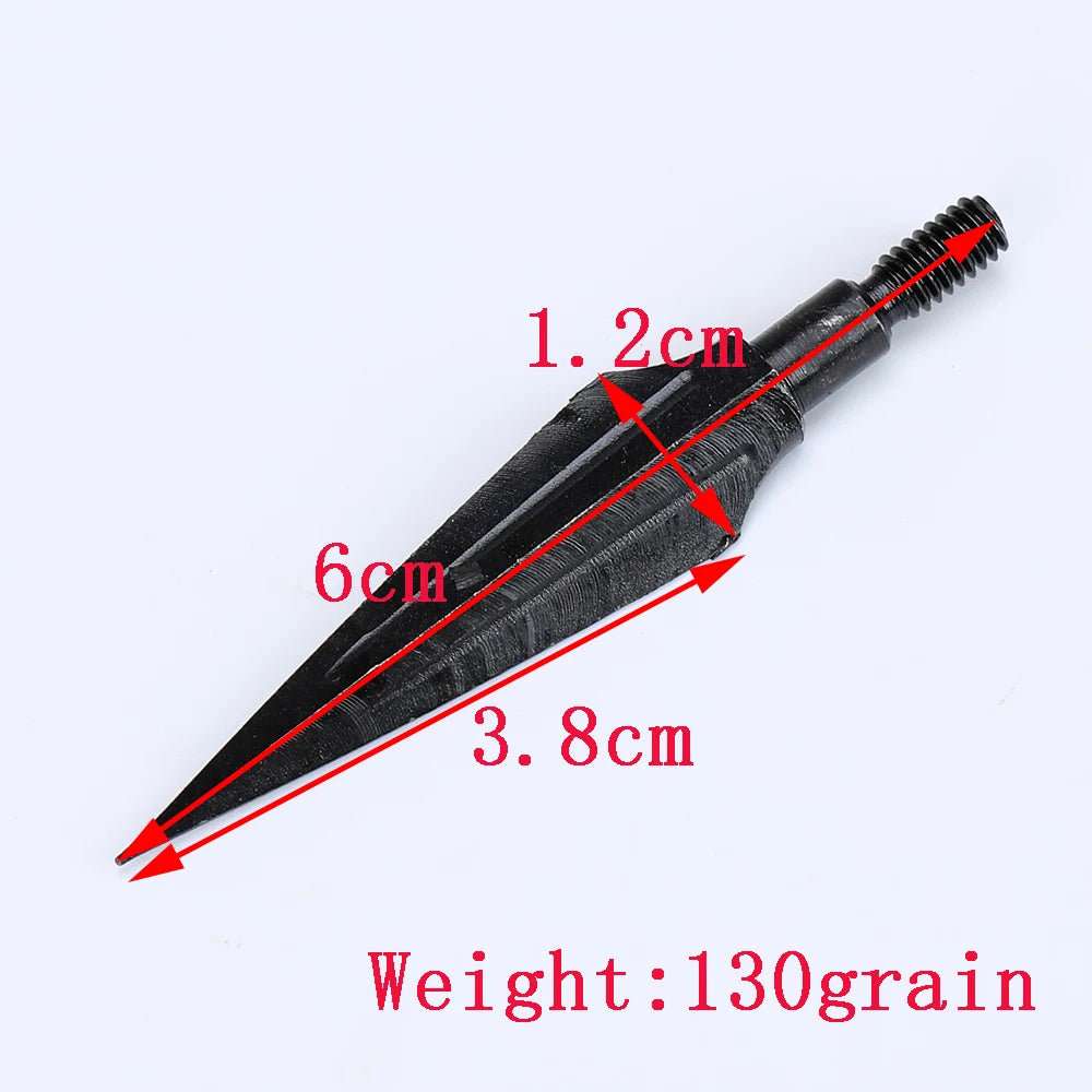 Carbon Steel Arrowheads Archery Broadheads Hunting Arrow Heads Tips