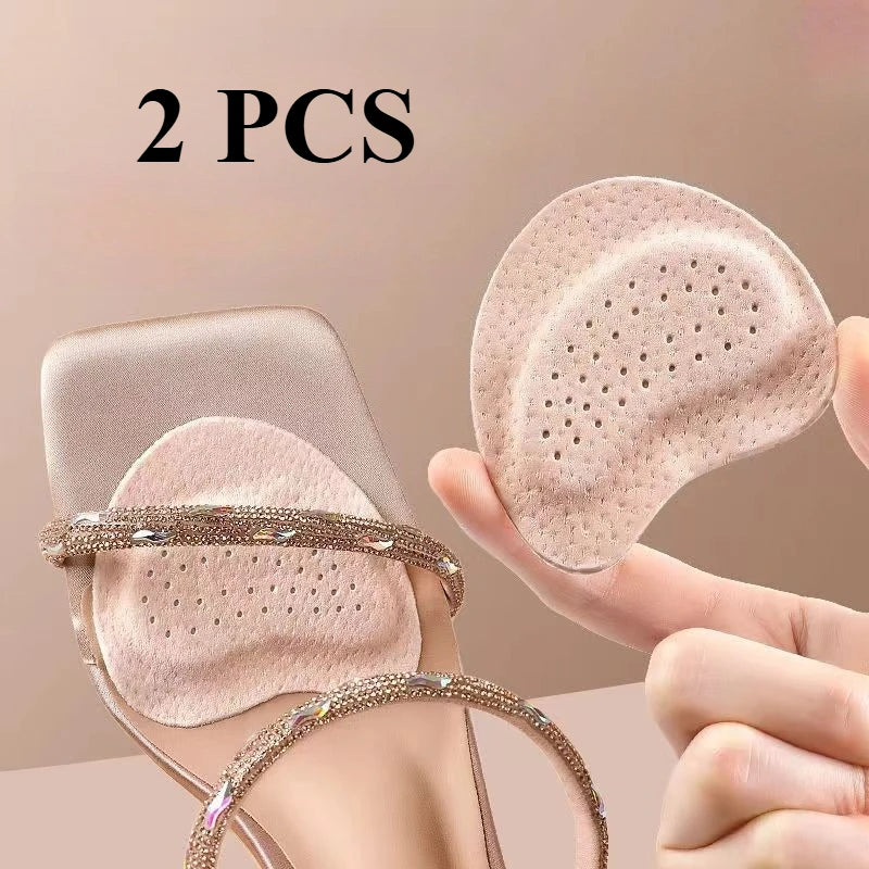 Anti-Slip Sweat-Absorbent Forefoot Pads for Heels & Sandals