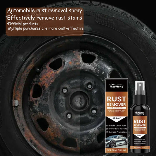 Rayhong 30ml Car Rust Remover Spray | Metal Gloss Refurbishment