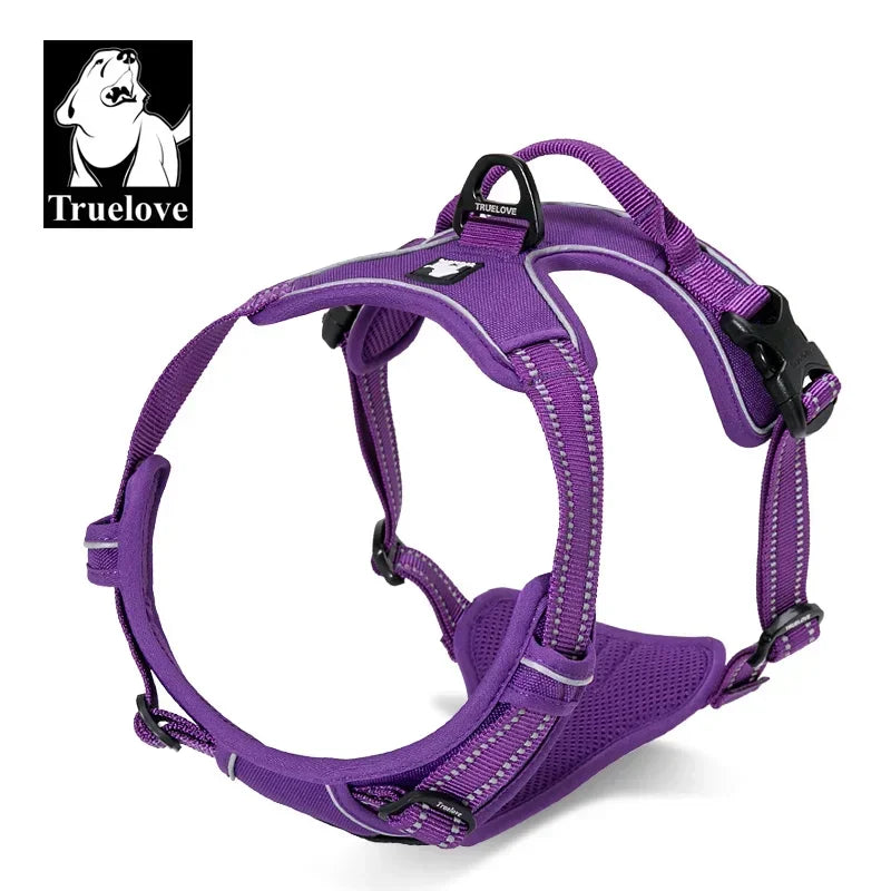 Truelove Dog Harness No Pull Pet Harness Adjustable Soft Padded Dog Vest Reflective No Choke PetVest Easy Control Handle TLH5651 Peaceful Pleasures Health and Wellness