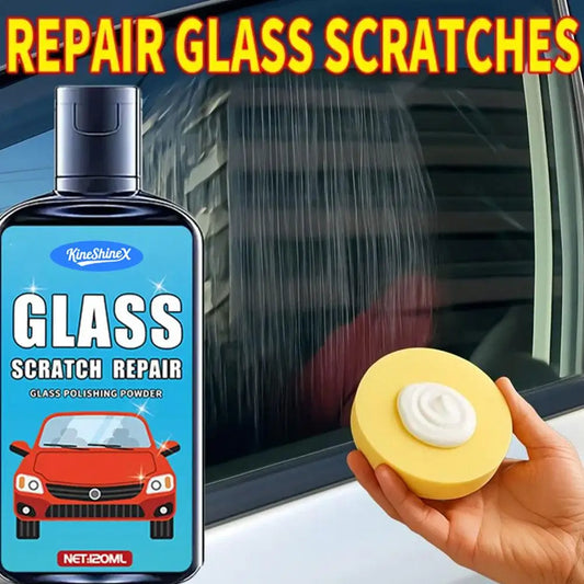 Car Glass Scratch Repair Paste & Polishing Kit | 120ml Glass Scratch Repair Paste Peaceful Pleasures Health and Wellness Default Title