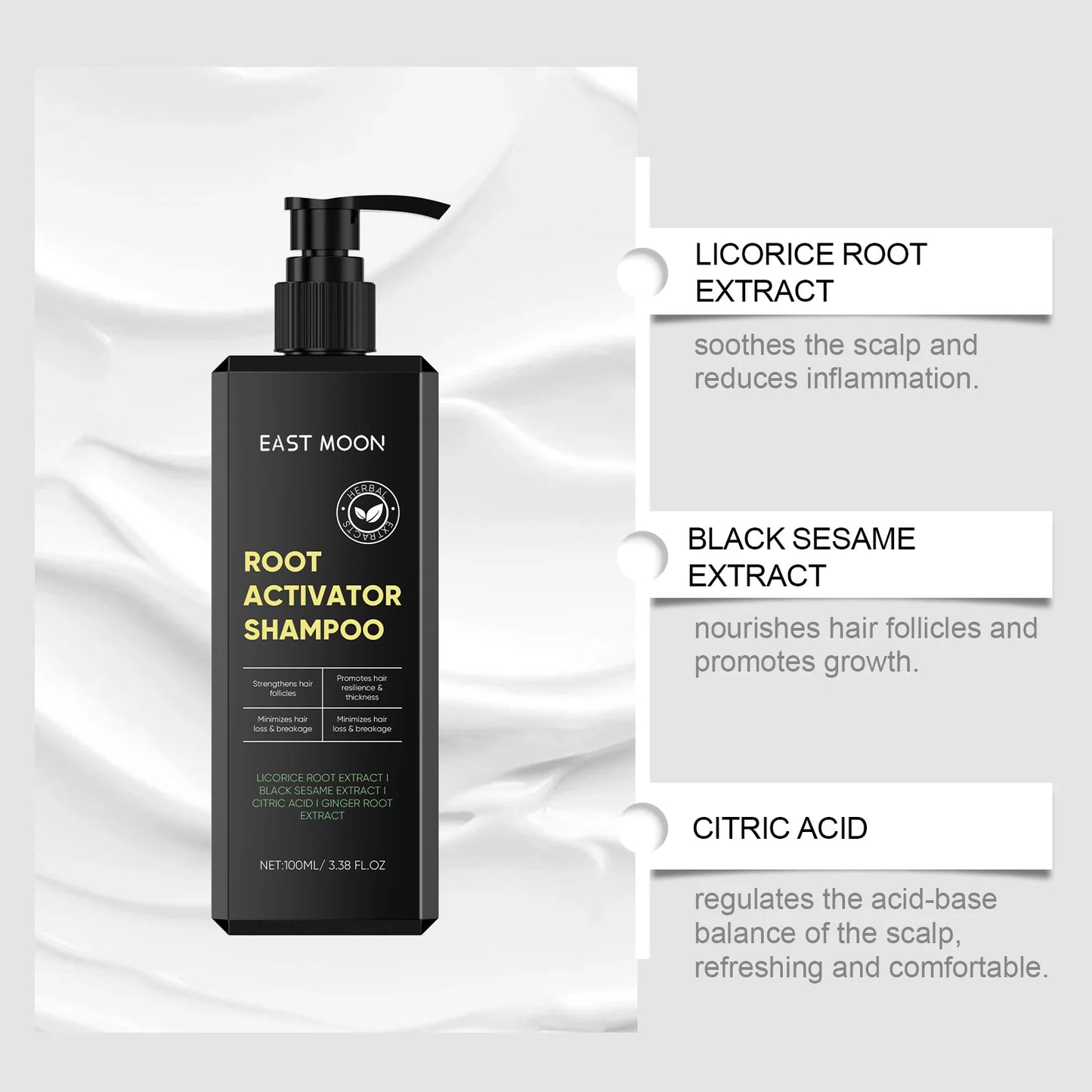 East Moon Men's Daily Scalp Nourishing Shampoo | 100ml