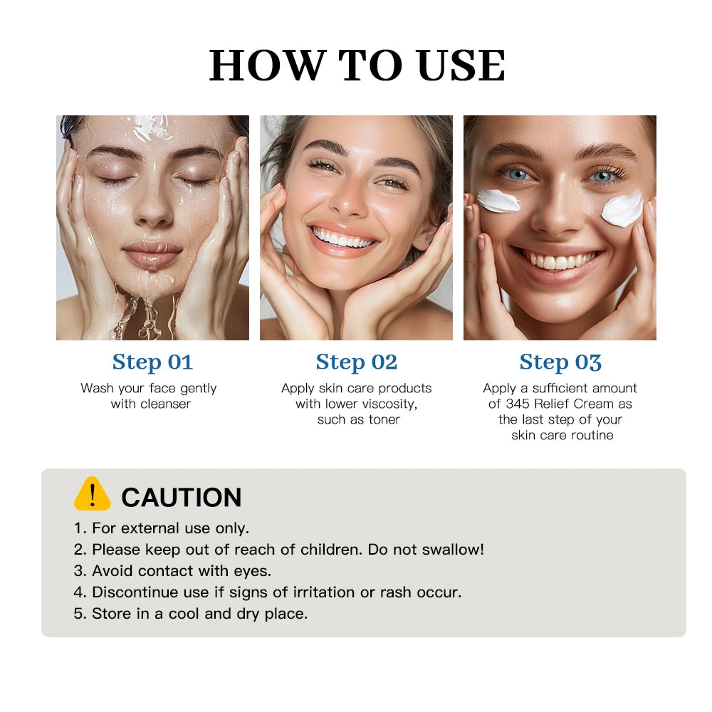 345 Soothing Cream | Daily Face Moisturizer | Spot Treatment || For All Skin Types Peaceful Pleasures Health and Wellness