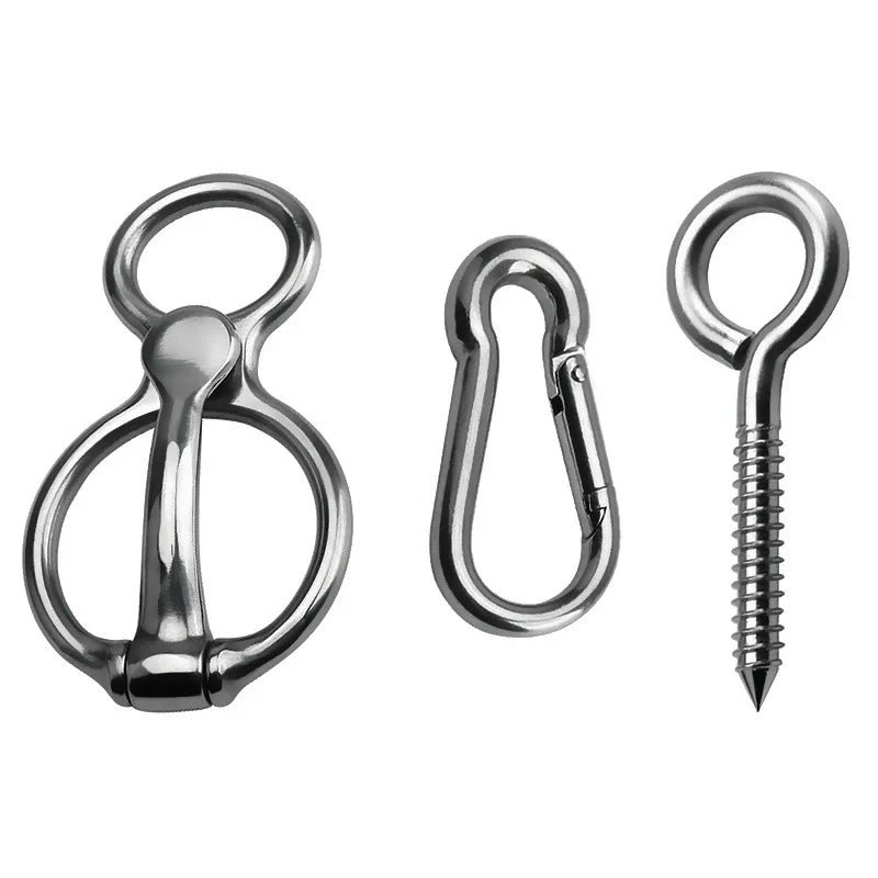 Stainless Steel Harness Traces Buckle Latch Bridle Reins Animal Rope