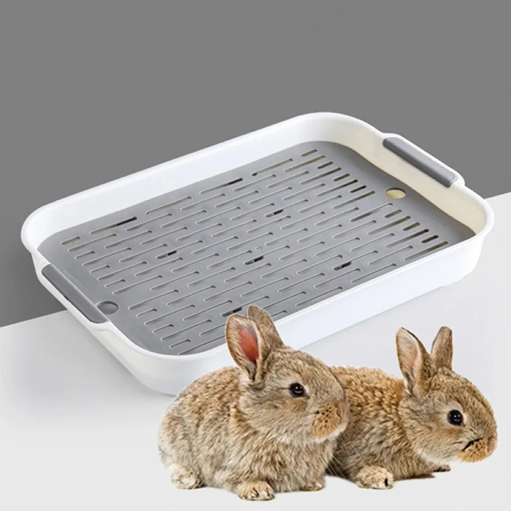 Corner Litter Tray for Rabbits, Guinea Pigs & Small Pets