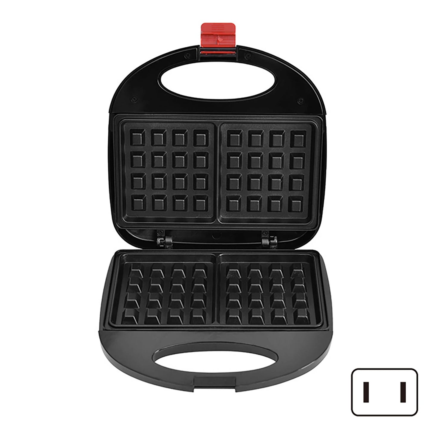 750W Non-Stick Sandwich & Waffle Maker Press | Countertop