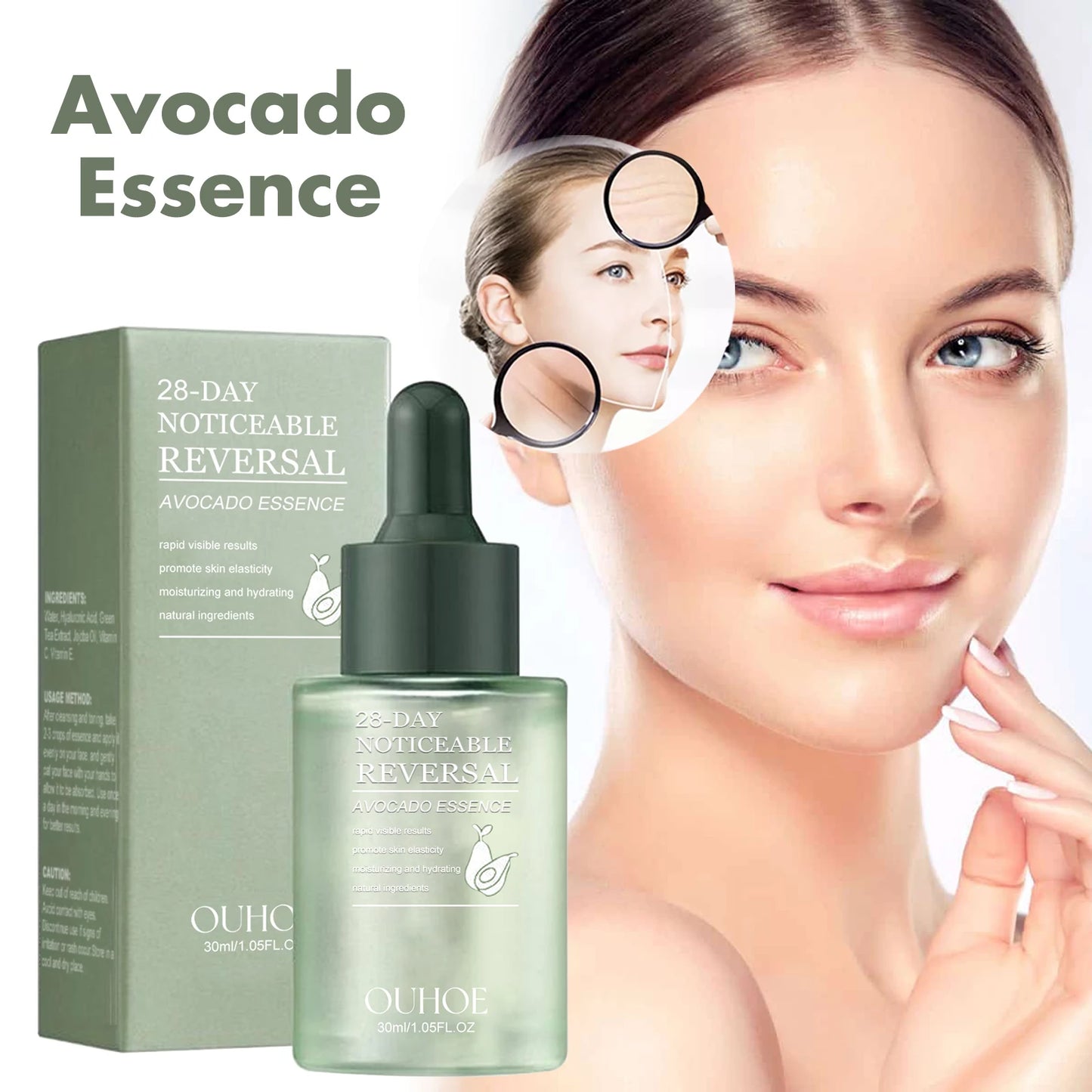 Avocado Anti-Aging Face Serum – Moisturizing & Brightening 30ml