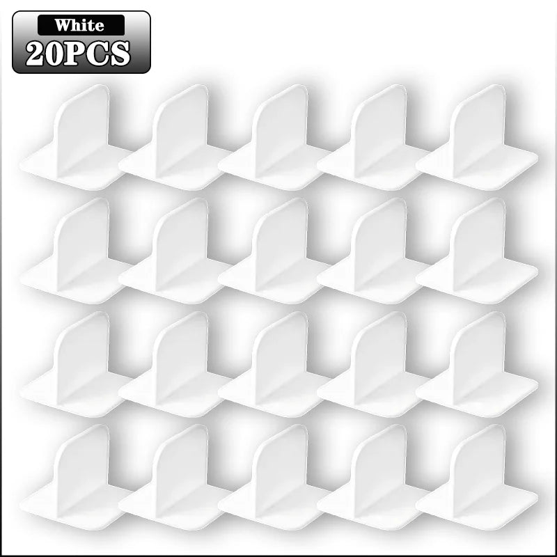 T-Shape Anti-Tip Furniture Bracket – No Drill Wall Fastener
