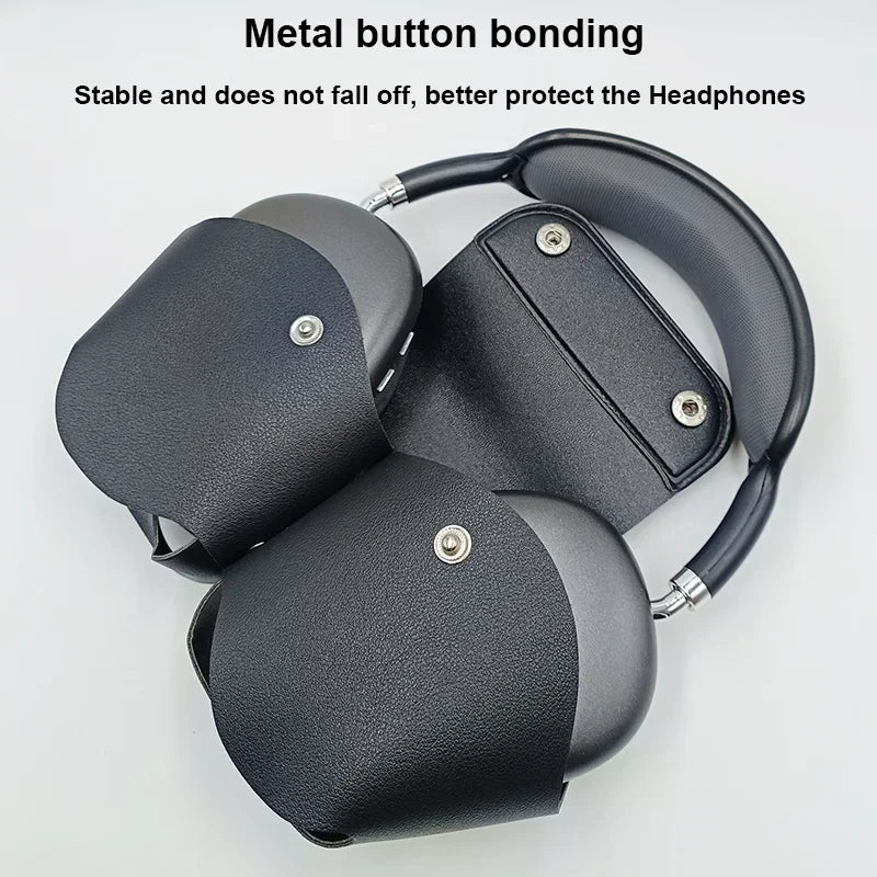 PU Headphones Cover For AirPods Max Case Anti-scratch Waterproof Protective Headset Cases For Apple AirPods Max Shell Peaceful Pleasures Health and Wellness