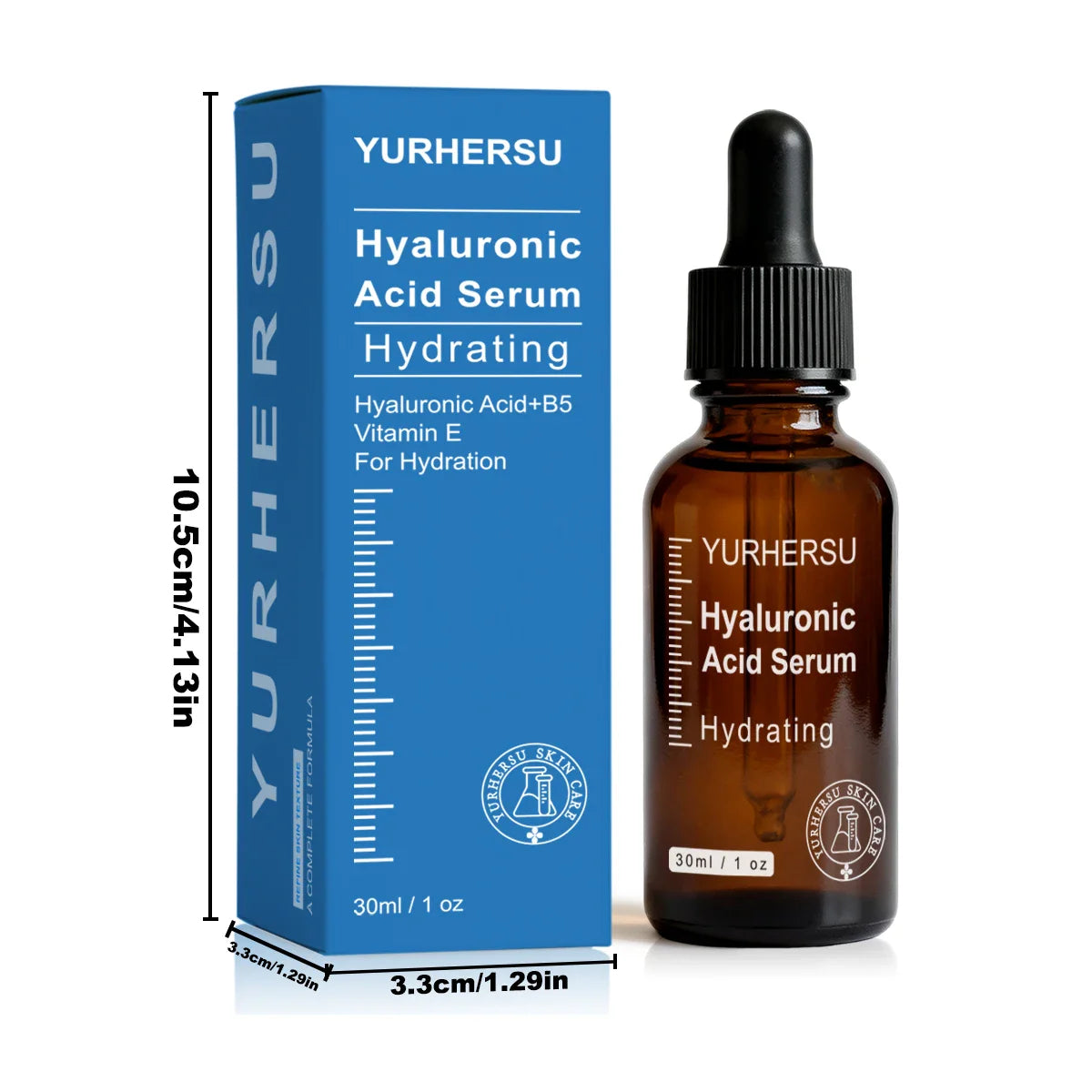 3% Hyaluronic Acid Face Serum 1oz – Hydrating & Plumping