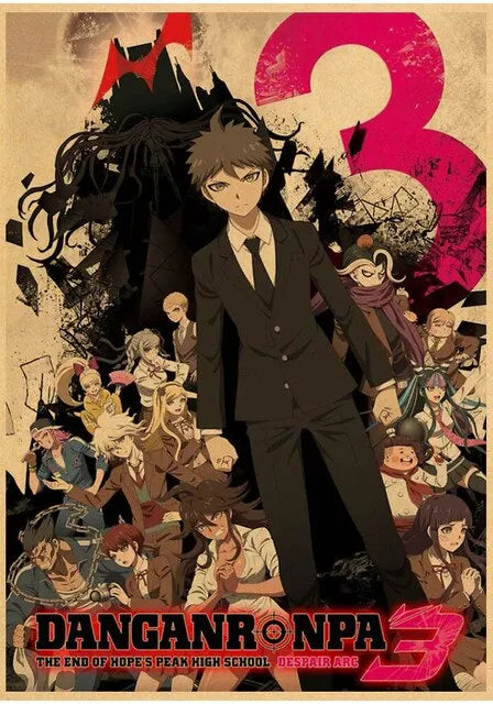 Kyouko Kirigiri Danganronpa Canvas Poster | Anime Wall Art
