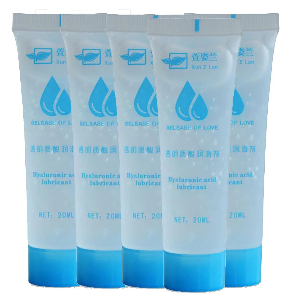 1/2/5PCS Personal Lubricant Long Lasting, Ph Balanced,Safe Water Based Lubricant Sex Lube for Men, Women, and Couples Adult Peaceful Pleasures Health and Wellness 20ml X5