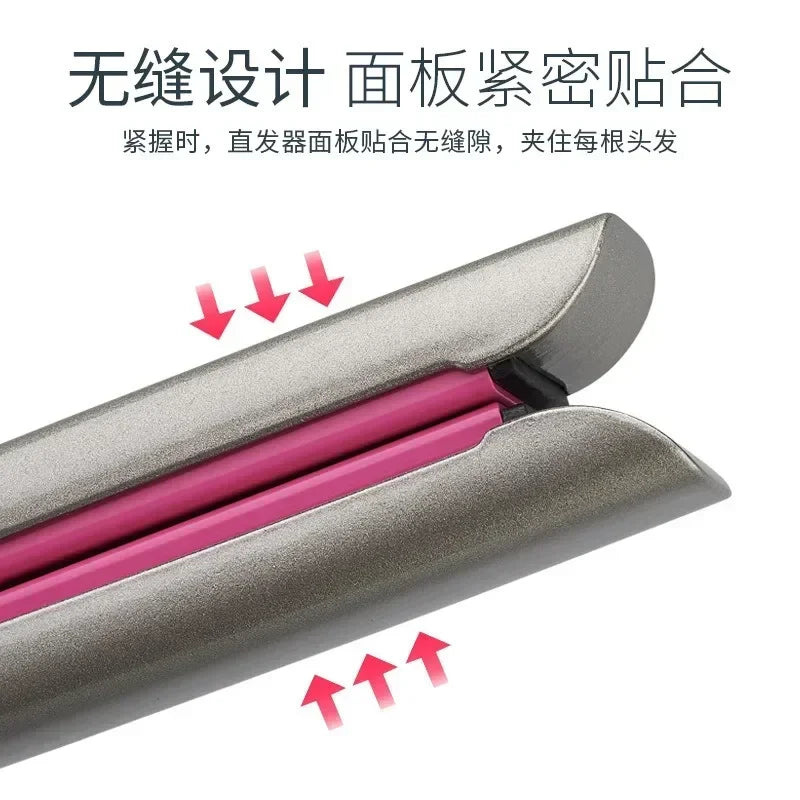Professional Ceramic Flat Iron Hair Straightener 450°F Dual Voltage