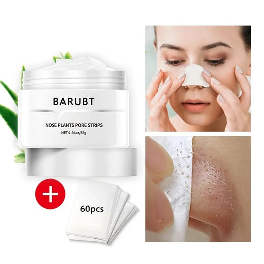 Efficient Blackhead Remover Nose Mask Pore Strip Peeling Mask Deep Cleansing Black Dot Remover Acne Patch Peel Mask Skin Care Peaceful Pleasures Health and Wellness Default Title