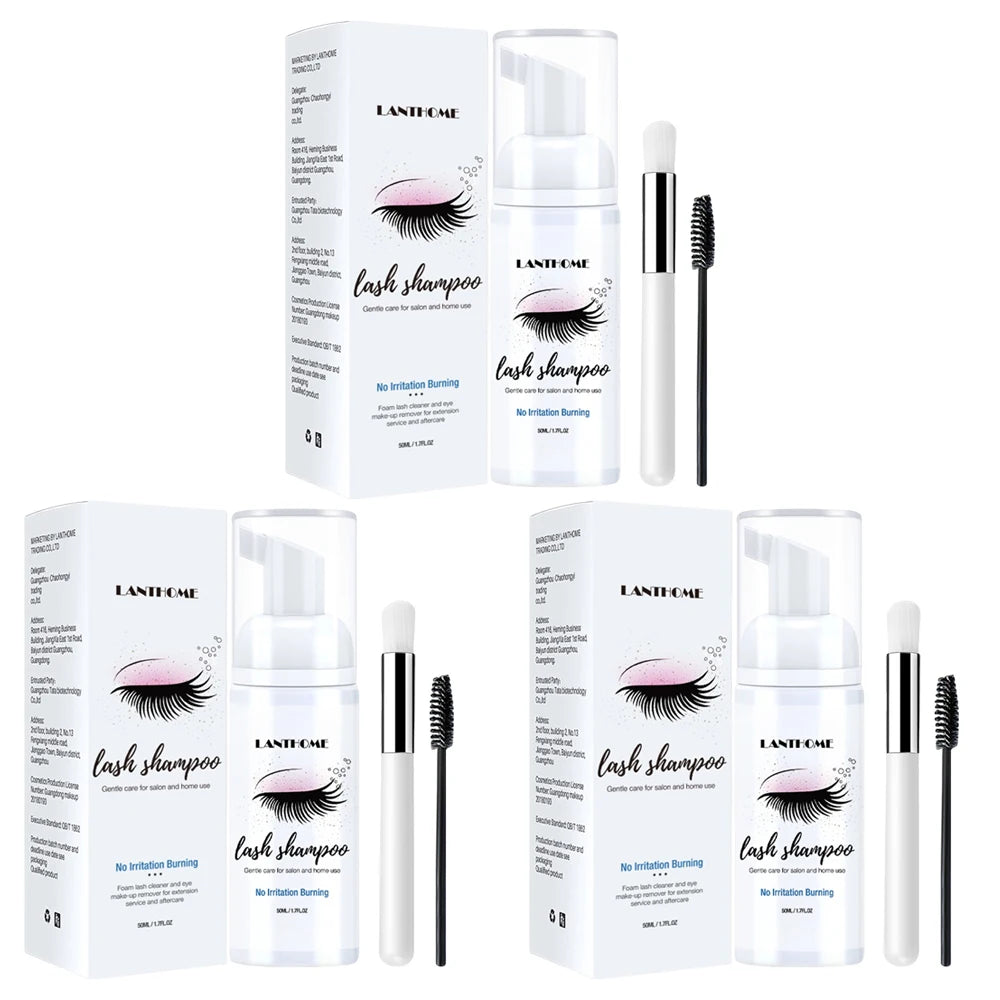 Lanthome Eyelash Extension Shampoo Foam Cleanser 50ml