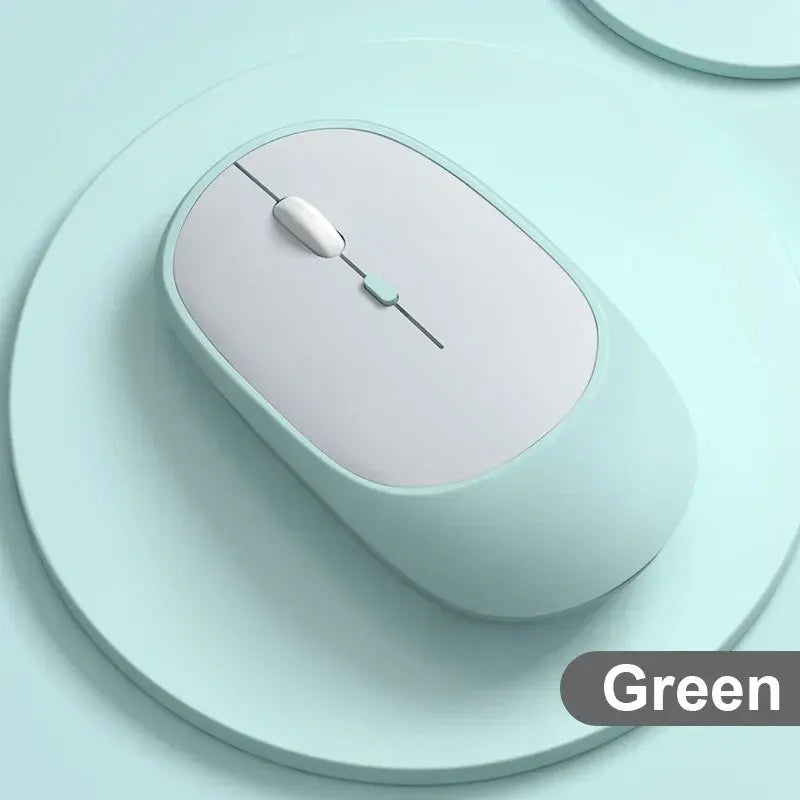 2.4Gh Wireless Gaming Mouse Dual Modes Bluetooth Ultra-Low Power Consumption,Compatible With PC Mac Computers Laptops Mute Peaceful Pleasures Health and Wellness SB138GN-B