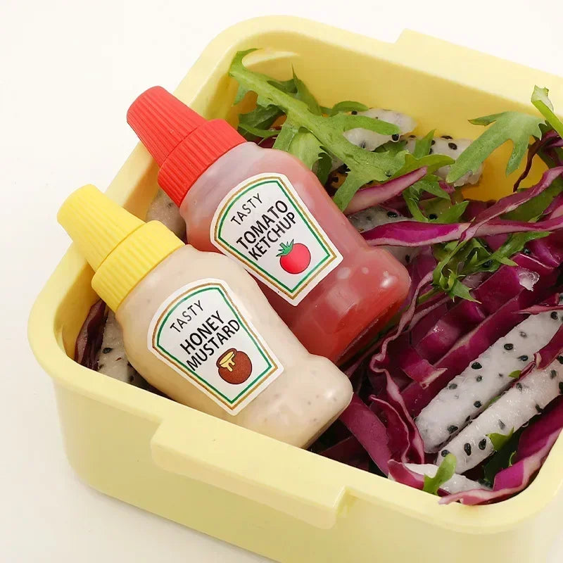 Mini Seasoning Squeeze Bottles – Portable Sauce Set for Camping