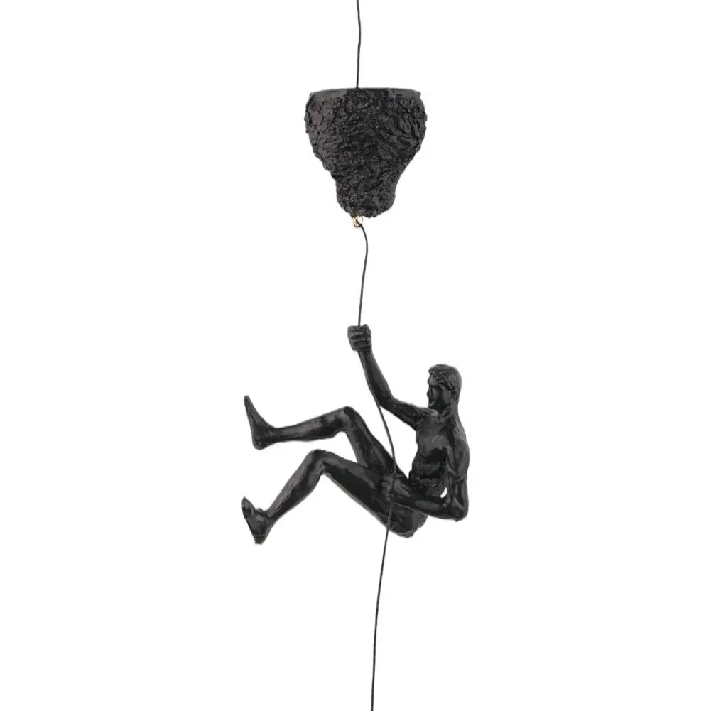 Rock Climbing Sculpture Wall Decoration for Athletes Peaceful Pleasures Health and Wellness F