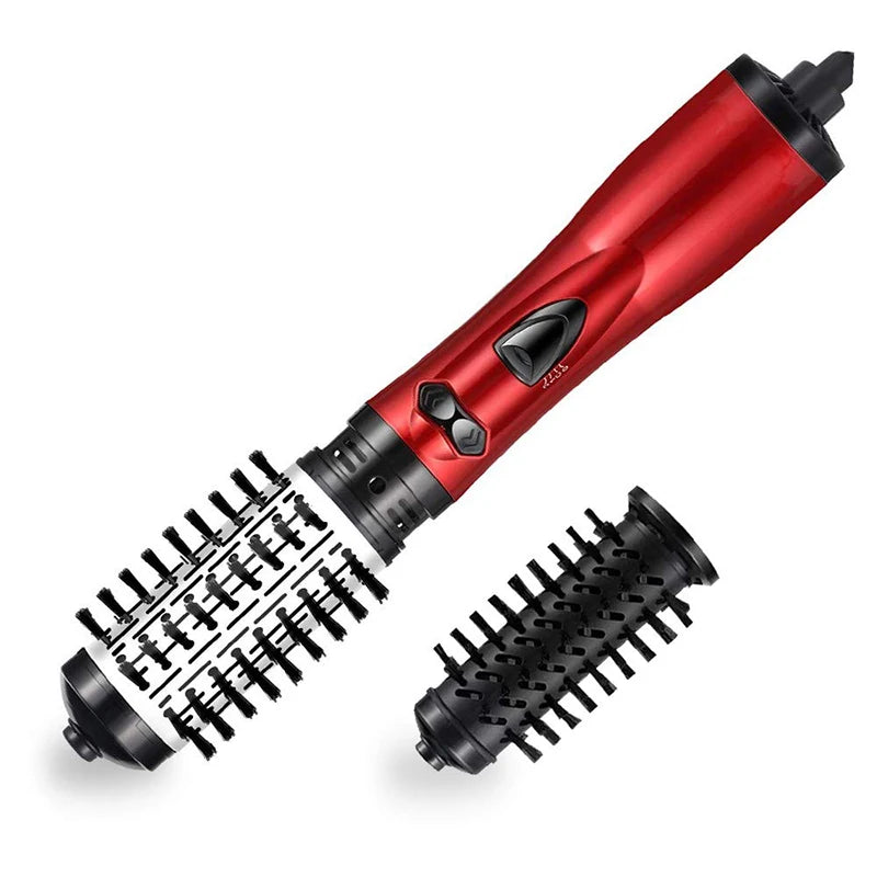 2 in 1 Rotating Electric Hair Straightener Brush Hair Curler Hair Dryer Brush Hot Air Comb Negative Ion Hair Styler Comb Peaceful Pleasures Health and Wellness